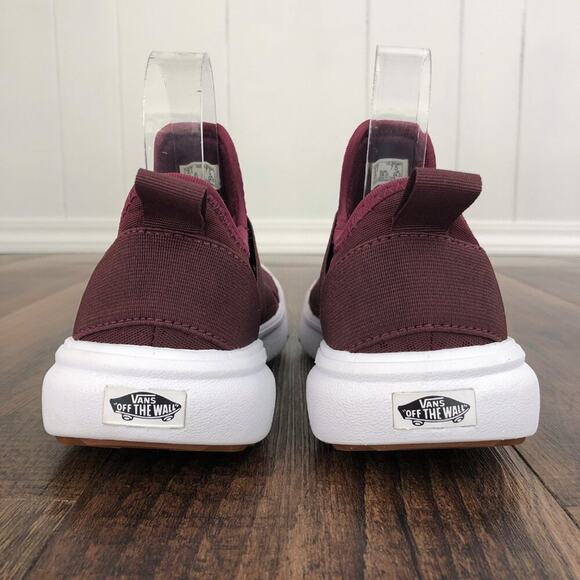 Vans Ultrarange Gore Slip On Ultracush Lite Trainer Shoe Size 7.5 Red Purple - Picture 5 of 14